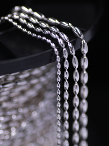 S925纯银橄榄珠链高级温柔锁骨链小米粒精致小巧椭圆珠链高级小众