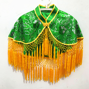 大秧歌服女披肩戏剧扭央歌戏曲用品戏剧配饰舞蹈服装云肩道具