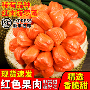 印尼红红肉菠萝蜜当季新鲜水果一整个8-20斤红心波罗蜜香甜脆包邮