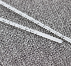 耀华 竹节温度计 烘箱烤箱用水银温度计 0-250度0-100 带节温度计