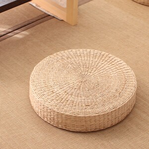 高端垫团坐跪打坐禅修垫草编拜佛垫禅意加厚n拜垫蒲垫家用磕头奢