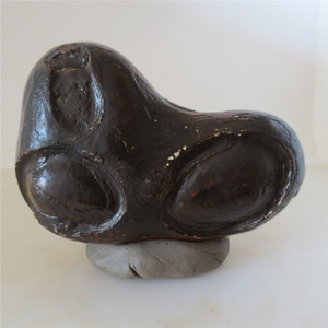 13507  469g 埃及古磐石奇石天然眼睛石观赏象形石戈壁沙漠漆