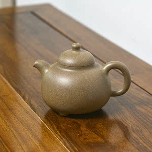 仓巴鹿人 三足乳鼎 宜兴紫砂壶原矿青段泥曼生十八式乳钉壶260cc