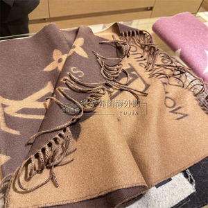 韩国直邮【宇家】韩国代购*lv/路易威登* 经典字母流苏围巾披肩