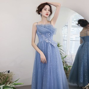 晚礼服裙女新款2021年夏成人礼服高端宴会超仙优雅气质名媛公主裙