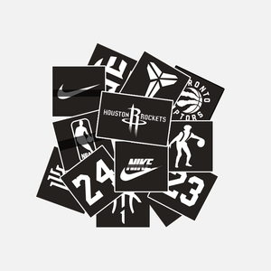 BOB 镂空贴纸图案DIY球鞋模板 喷绘手绘nike刮刮乐贴纸aj1定制