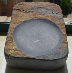 【国石雅印】【 青花老坑仔】 肇庆端砚金线青花老坑仔大砚板