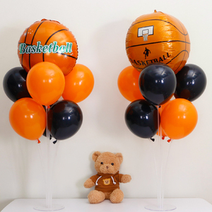 男生生日篮球主题气球桌飘背景墙装扮活动引路男孩十周岁场景布置