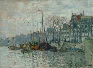 Claude_Monet_-_View_of_the_Prins_Hendrikkade 50x36厘米