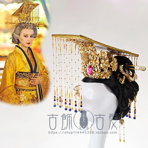 武则天范冰冰同款头饰皇冠凤冠圣母娘娘发饰发钗配饰古装饰品定制