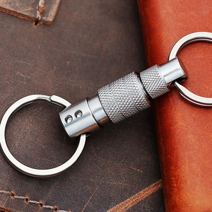 快速钥匙扣Titanium钛合金背包扣蒸汽朋克Keychain钛简约创意腰扣