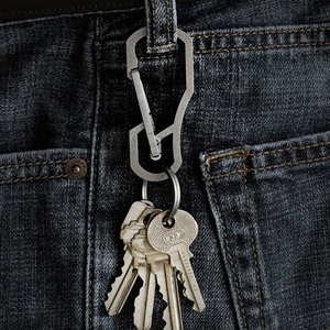 handgrey包豪斯挂扣钛合金钥匙扣腰挂汽车户外多用快挂美国进口