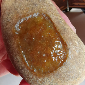 冰糯种红翡色缅甸翡翠大马坎水石翡翠原石半明料裸石开窗片料毛料