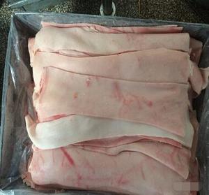 猪皮 冷冻新鲜生猪皮 猪脊皮 土猪皮干净无油卤菜烧烤店食材包邮