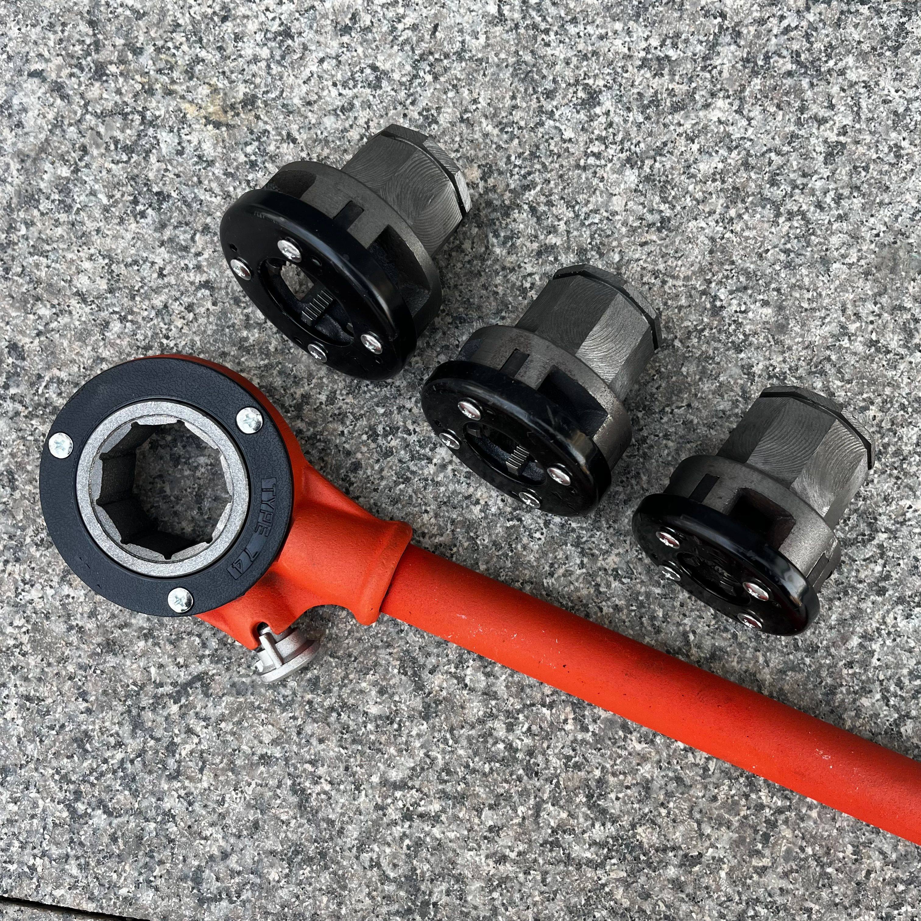 北力管子铰板手动攻丝机板牙压力钳轻型塑料水管套丝工具套装过丝