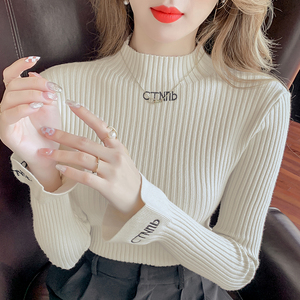 思慕缇美丽姚领衣橱女装专柜正品2021生活燃素秋装套头毛针织衫