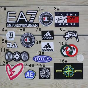 衣服标志补洞补丁贴布贴刺绣熨烫diy潮牌冠军stussy/logo徽章肩章