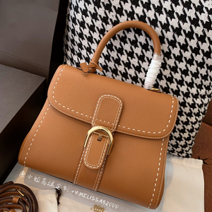 奢侈品包包手提包大牌togo头层牛皮轻奢通勤女包复古马鞍包斜挎ol