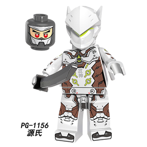 pogo品高守望者先锋pg1156源氏积木人仔益智拼装moc玩具兼容乐高