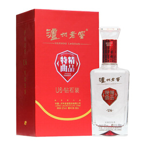 【2016年老酒】52度泸州老窖精品特曲u6钻石装500ml浓香型