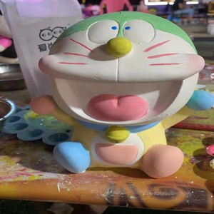 石膏涂色哆啦a梦