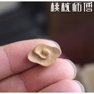 桃木如意木雕摆件