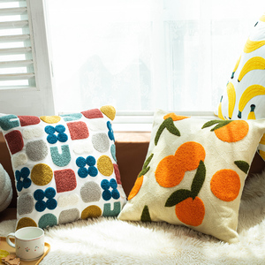 ins水果派对橙子抱枕积木香蕉靠垫客厅沙发柠檬民宿靠枕飘窗靠背