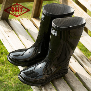 际华3517单鞋舒适工矿水鞋中筒劳工雨鞋工地劳保工作男棉橡胶雨靴