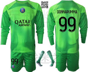 2022-2023巴黎守门员足球衣服99号多纳鲁马青少年儿童小学生套装