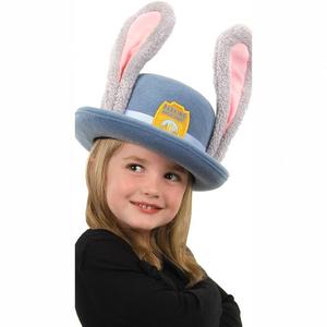 美国代购迪士尼疯狂动物城朱迪帽子儿童成人cos兔子警官美版现货