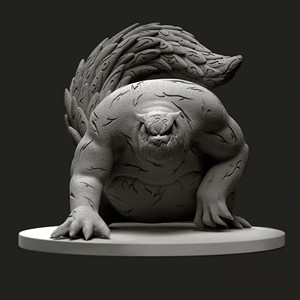 studio 八尾牛鬼 陆地版 手办 火影忍者小雕像模型模玩摆件