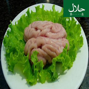 清真内蒙古新鲜牛脑牛脑花火锅食材炖汤10斤cow brain halal 包邮_阿
