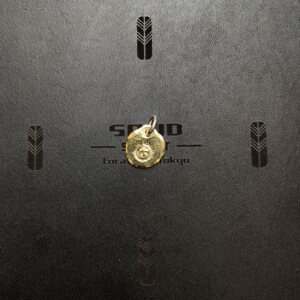 日本直邮代购 goros 高桥吾郎 18k金饼金牌大号 项链吊坠 goros