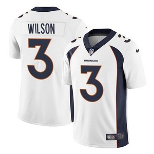 NFL丹佛野马Denver Broncos橄榄球服3号Russell Wilson球衣运动服