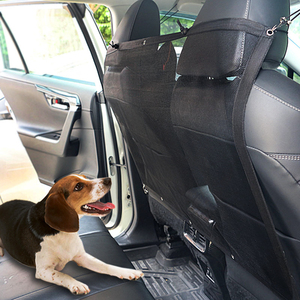 80欧铂企富专卖店天猫汽车前后座隔离网兜车载座椅间防护网中间挡板