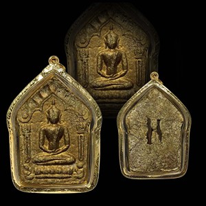 泰国特色 龙婆添2517坤平 block2带卡男女项链吊坠