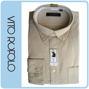 特价vito rufolo瓦尔德龙 灯芯绒纯棉男士长袖衬衫8168-2正品包邮