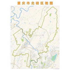 北碚地图高清乡镇图片