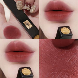 ysl/圣罗兰新品小黑条唇膏豆沙色口红302/305/301/307/1966/32/33