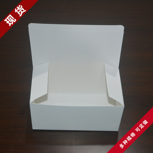 通用长方体现货的白卡纸盒 白色包装盒 礼盒等定制印刷加工