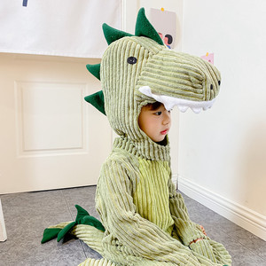 万圣节儿童服装小恐龙cosplay连体衣男童女童动物造型衣服表演服