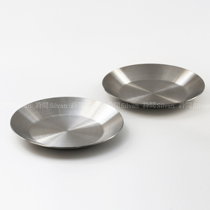 简约304不锈钢圆形杯垫家用防烫隔热咖啡杯托商用韩式餐厅小菜碟