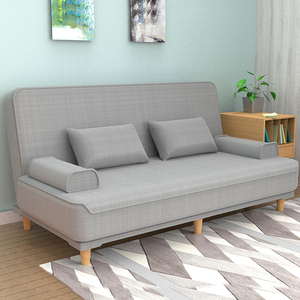布艺沙发小户型单双人床简约现代出租屋公寓简易沙发床可折叠两用
