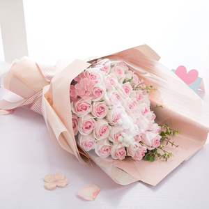 香皂玫瑰花束创意惊喜特别的女生日礼物情人节送女友朋友情侣老婆