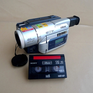 sony/索尼 dcr-trv520数码摄像机hi8d8老磁带录像视频采集播放器