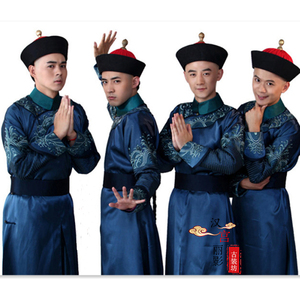 清朝太监服大总管古装大清侍卫奴才古装 还珠格格太监服演出服