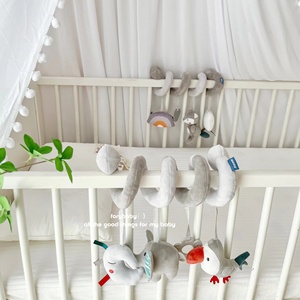 婴幼儿床绕床铃婴儿车绕车挂摇铃0-1岁宝宝推车挂件新生安抚玩具