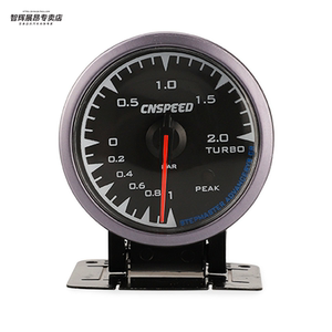 原厂适用汽车改装涡轮增压表  2.5寸(60mm)七彩鲨鱼表盘增压表