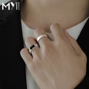 戒指男潮牌设计感小众单身戒冷淡风个性可调节指环尾戒男士1人付款59