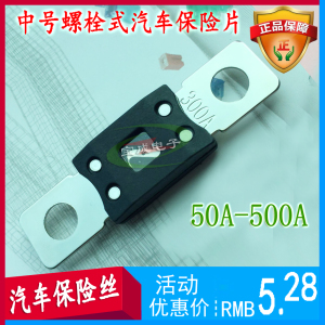 中号螺栓式汽车保险丝(直流) 80A100A150A200A300A B型汽车保险片